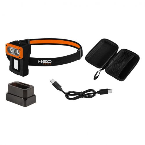 Lampa czołowa akumulatorowa 500lm z bazą 99-127 NEO TOOLS - 1[250].jpg